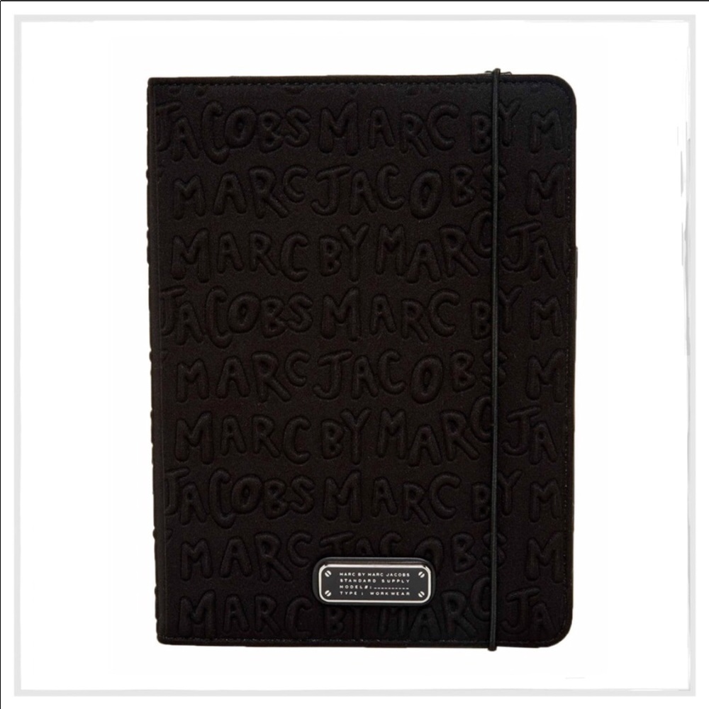 Marc Jacobs scrambled logo iPad case